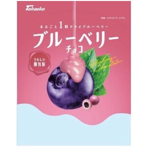 高岡食品工業 ブルーベリーチョコ 90g x12 【チョコ】
