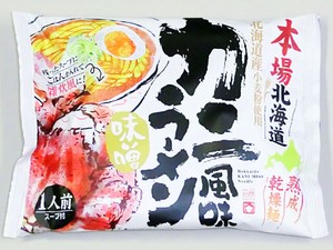藤原製麺 本場北海道カニ風味ラーメン味噌 101g x10 【ラーメン】