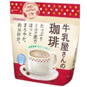 和光堂 牛乳屋さんの珈琲 袋 350g x12 【インスタントコーヒー】