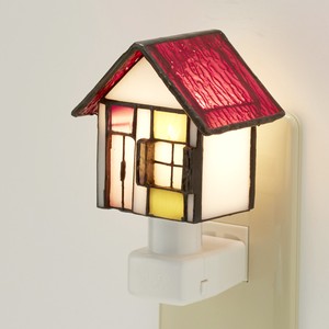 Sten Glass Foot Lamp Casa RED