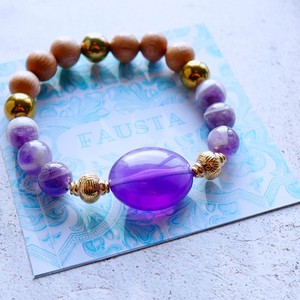 【Fragrance Diffuser Bracelet NO.57】amethyst purple
