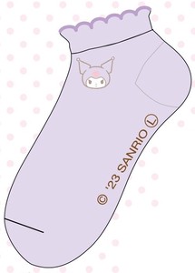 Ankle Socks Sanrio Embroidered 22cm ~ 24cm