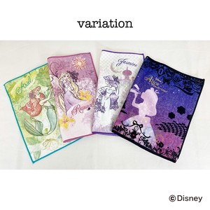 【Disney】ファッションアート・シャドーアート 　刺繍ハンドタオル
