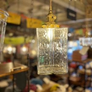 Glass Cube Pendant Lamp