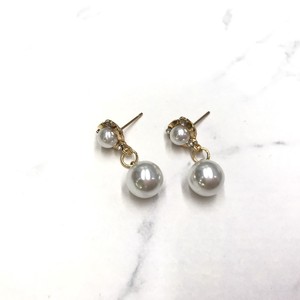 Clip-On Earrings Pearl Bijoux