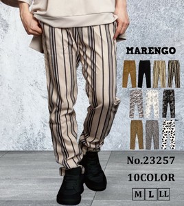Full-Length Pant Printed Tapered Pants Men's
