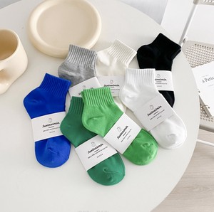 Socks Plain Color Socks Simple Spring/Summer
