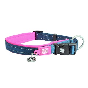 Max Morley for Dog Collar Smart Reflection Attached Pink