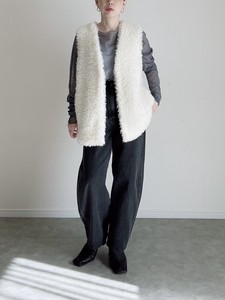 Height Brand KK Poodle Eco Fur Vest