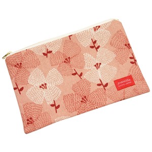 Pouch Flower Pink Flat Pouch