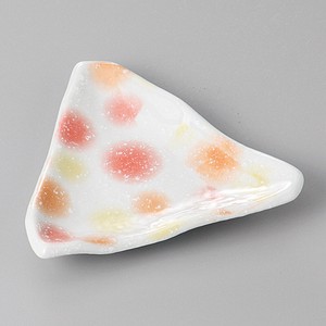美濃焼 食器 赤化粧三角皿 MINOWARE TOKI 美濃焼