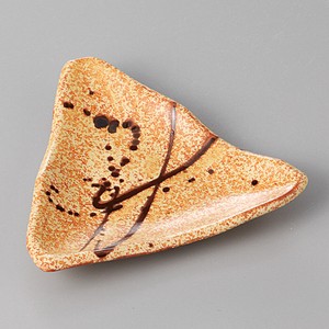 美濃焼 食器 黄結晶三角小皿 MINOWARE TOKI 美濃焼