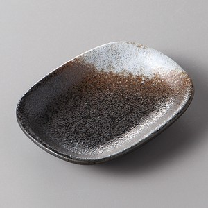 美濃焼 食器 天目白吹き楕円小皿 MINOWARE TOKI 美濃焼