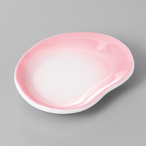 美浓烧 小餐盘 餐具 粉色