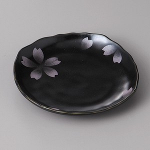 美濃焼 食器 黒桜4寸皿 MINOWARE TOKI 美濃焼