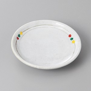 美濃焼 食器 赤絵点紋3．0和皿 MINOWARE TOKI 美濃焼