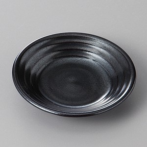 美濃焼 食器 渦型鉄黒2．5皿 MINOWARE TOKI 美濃焼