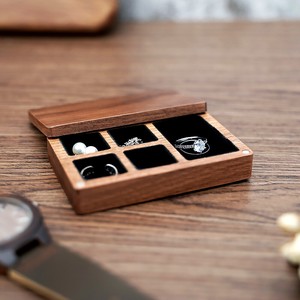 Al Case Pose Wood Wooden Gift Box Ring Jewelry Box Accessory