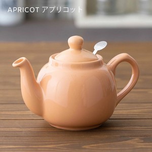 London Pottery Tea Pot apricot 600 ml 2 Cup Attached