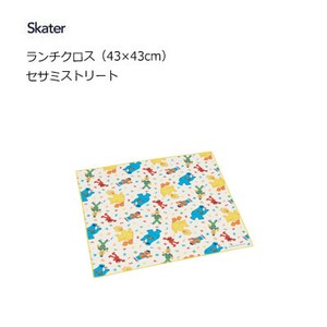 Bento Wrapping Cloth Sesame Street Skater 43 x 43cm