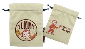 Pouch Curious George Drawstring Bag
