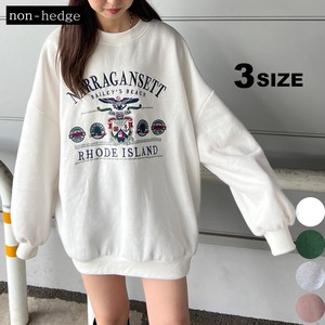 Emblem Embroidery Sweat Pullover