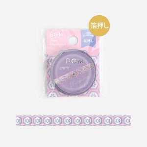 Washi Tape Pink Foil Stamping LIFE 5mm x 5m