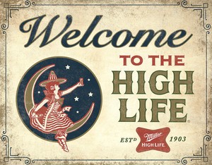 【完全受注予約販売】【サイン】ティン サイン Welcome High Life DE-MS2619