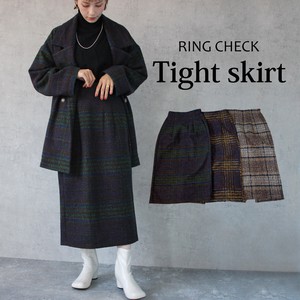 Ring Checkered Skirt Bag Tartan Check 2
