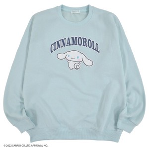 Sweatshirt Sanrio Wool-Lined Sweatshirt Printed Cinnamoroll