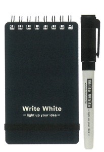 【Write White】ホワイトボードノート　メモ（NV）　D065-21