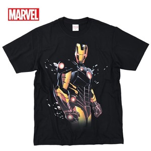 MARVEL Black BLACK T-shirt Marvel Amekomi Movie Present
