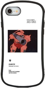 機動戦士ガンダム iPhone SE(第3世代/第2世代)/8/7対応 ハイブリッドガラスケース シャア専用ザク GD-133B