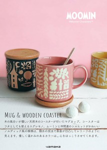 【ムーミン】木製コースター付マグ ピンク リトルミイ