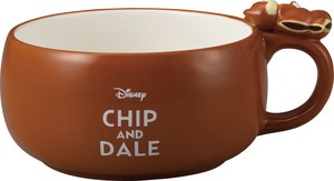 ディズニー/おやすみスープカップ　チップ＆デール