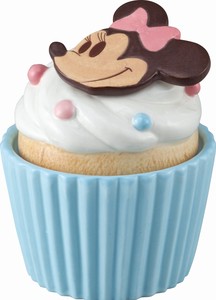 ディズニー/カップケーキ型キャニスター　ミニーマウス