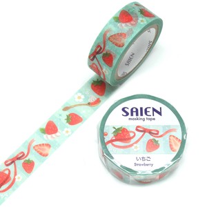 Washi Tape Strawberry 15mm