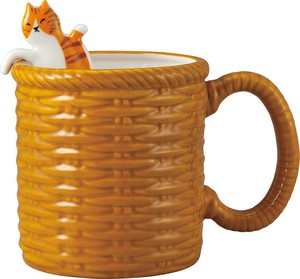 Basket Mug Cat