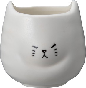 日本茶杯 白猫