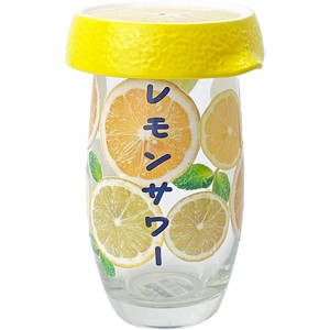 Shibori Attached Lemon Sour Glass