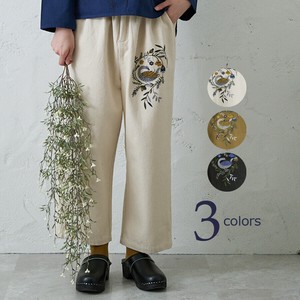 Full-Length Pants Embroidered
