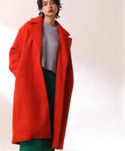 Coat Wool Blend Oversized