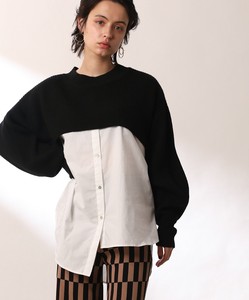 Sweater/Knitwear Pullover Docking Short Length