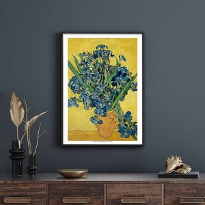Vincent Van Gogh ゴッホ Irises アイリス 名画 ポスター miim A3 A4 高品質アートプリント//PO73