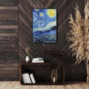 Vincent Van Gogh ゴッホ Starrynight  星月夜 名画 ポスター miim A3 A4 高品質アートプリント//PO75