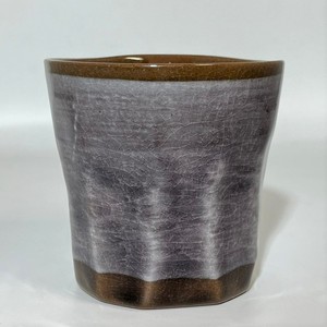 Mino ware Sake Item Violet Pottery Made in Japan