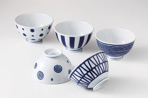 Hasami ware Rice Bowl Pottery Assortment Made in Japan
