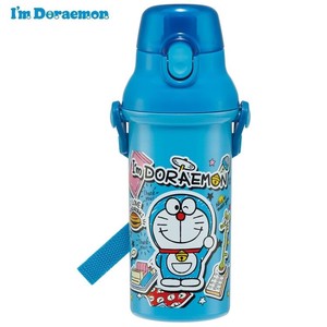Water Bottle Sticker Doraemon Skater Dishwasher Safe Made in Japan