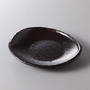 美濃焼 食器 黒たまご型皿 MINOWARE TOKI 美濃焼