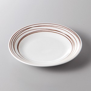 Mino ware Main Plate White 16cm